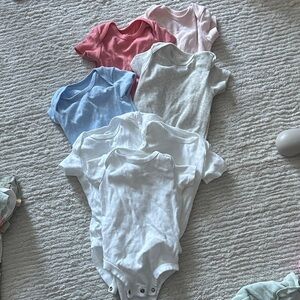 Carters 3M Assorted Color One Pieces Set of 7